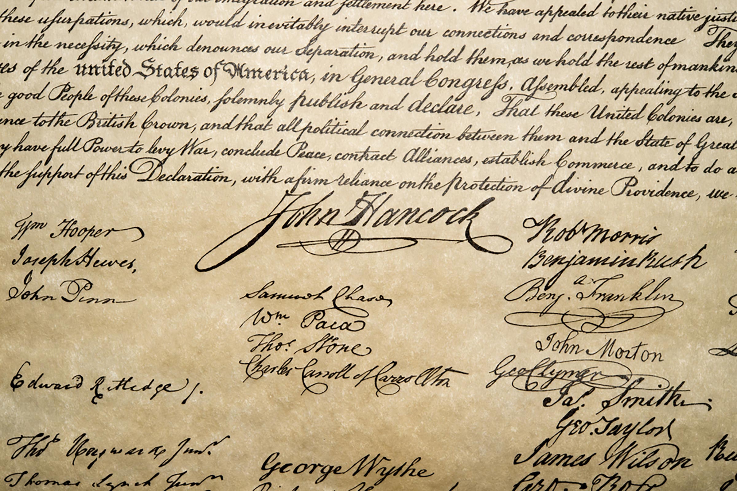 antithesis examples in the declaration of independence