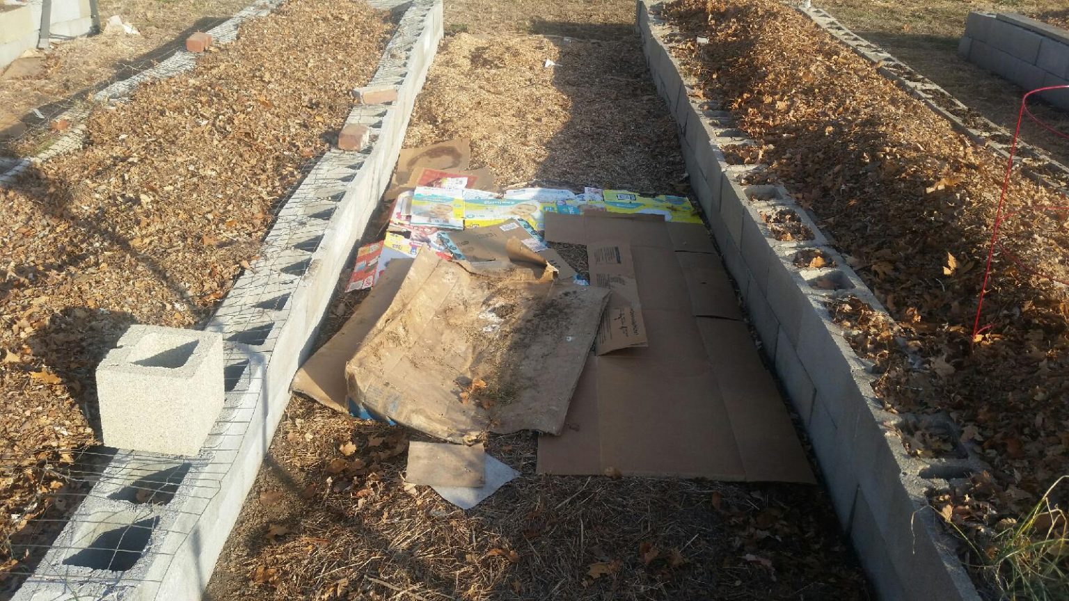 Christmas cardboard compost Men Of The West