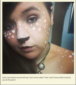 Woman is now a deer